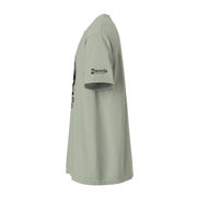 2 Words Designs logo on shirt sleeve.
