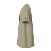 2 Words Designs logo on shirt sleeve.