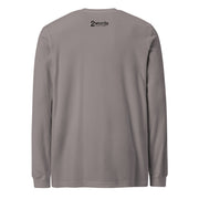 2 Words Designs logo shown on the back of a long sleeve tee.
